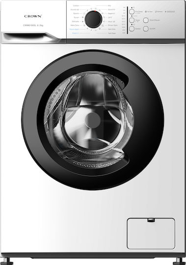 Πλυντήριο Ρούχων 6kg 1000 Στροφών CWM6100SL , Crown